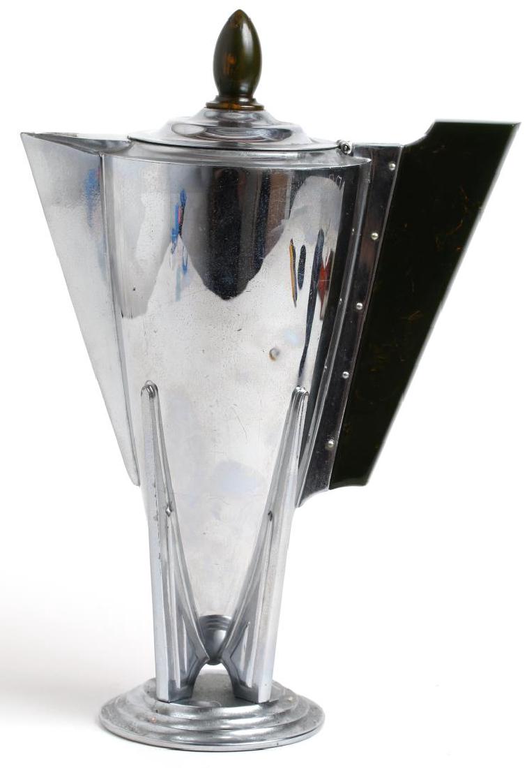 Manning Bowman Art Deco Chrome Coffee Pot (1 of 5)