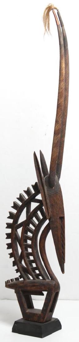 Tribal African Antelope Wood Bambara Headdress (1 of 5)