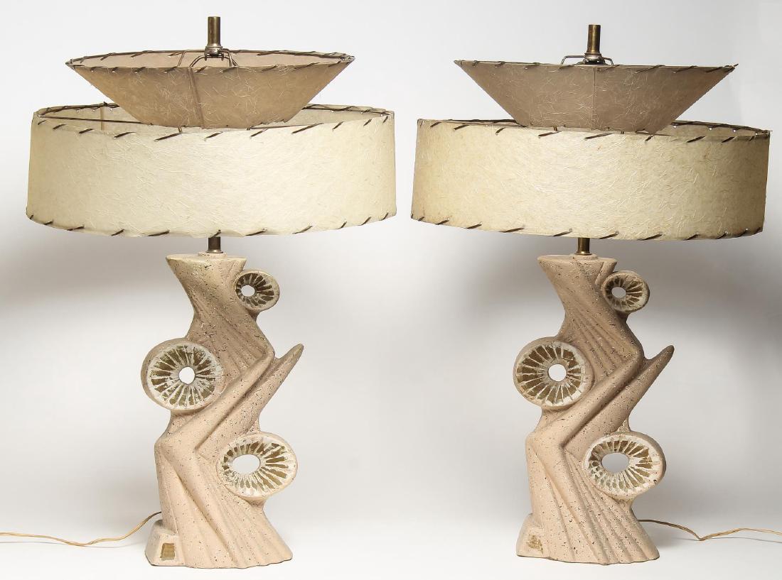 Pair of 1950s Mid-Century Modern Space-Age Lamps (1 of 2)