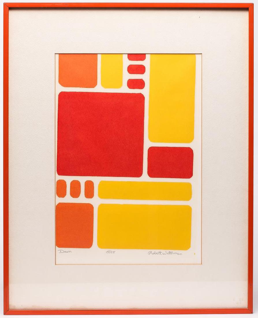 Robert Waterman (American, 20th C.)- Serigraph (1 of 3)