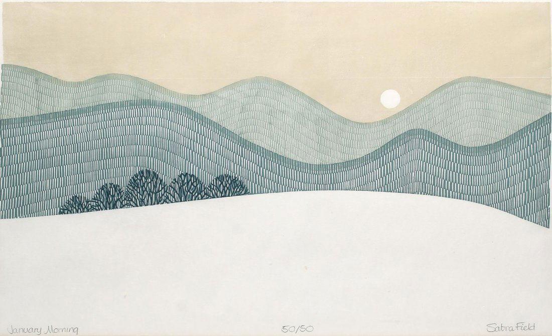 Sabra Field (American, b. 1935)- Woodcut (1 of 4)