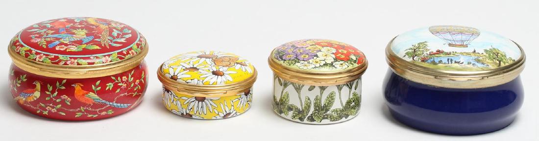 4 Halcyon Days Enamel Boxes (1 of 9)