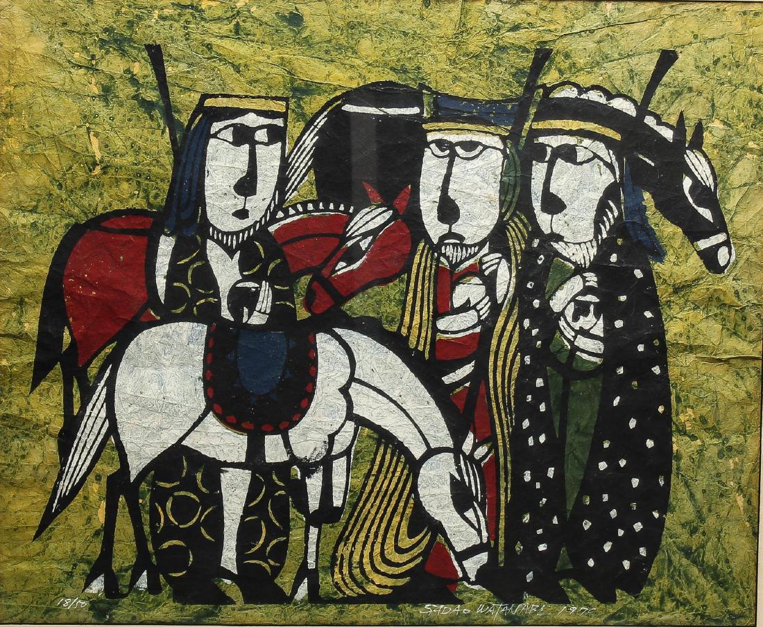 Sadao Watanabe (Japanese, 1913-1996)- Woodblock (1 of 4)
