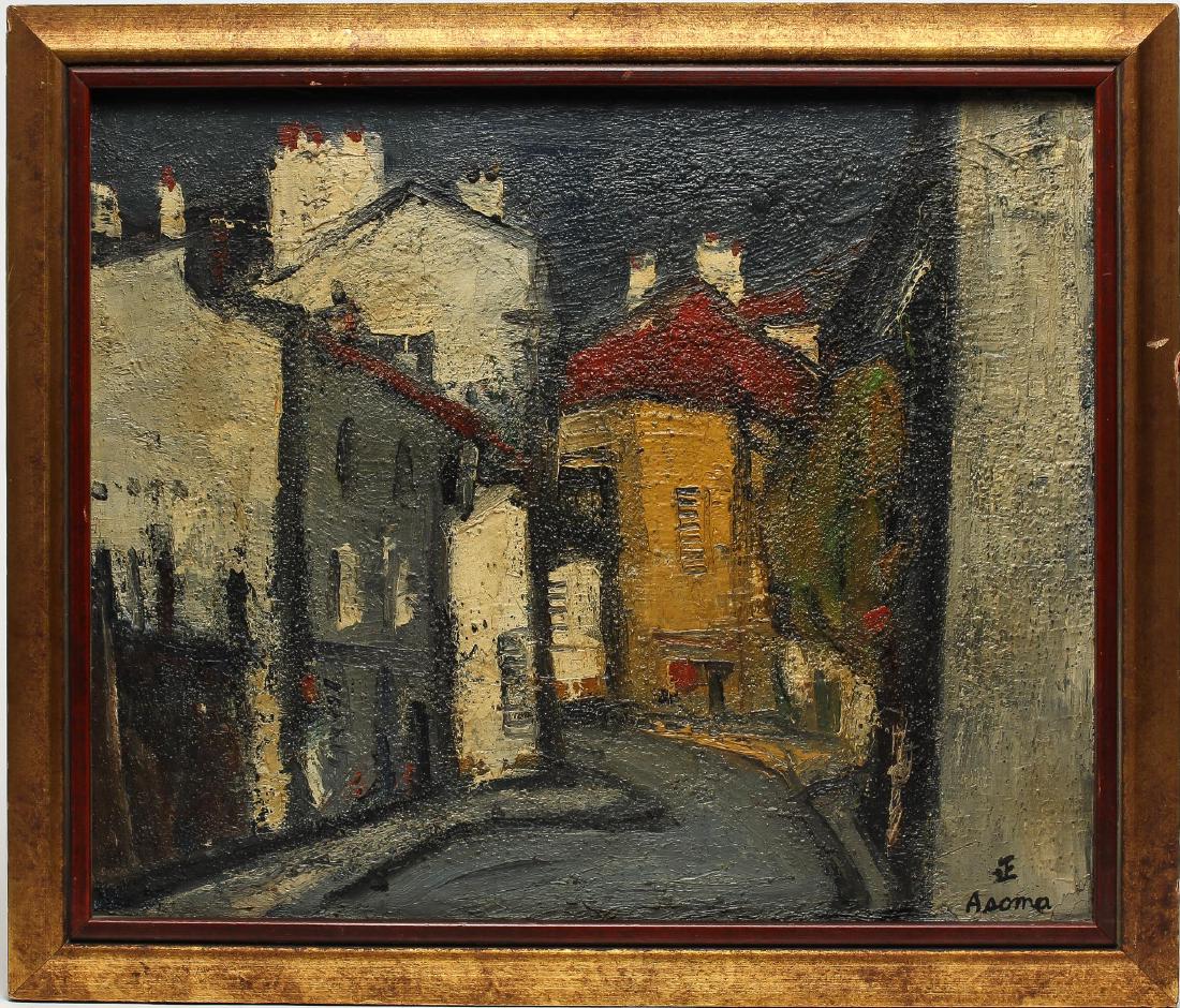 Tadashi Asoma (Japanese/American, 1923-2017)- Oil (1 of 2)