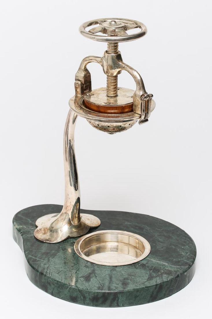 White Metal & Marble Fruit Press (1 of 3)