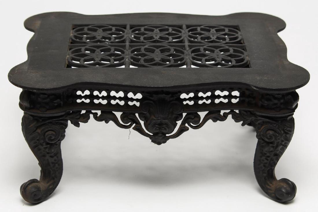 2-Piece Cast Iron Plant Stand (1 of 2)