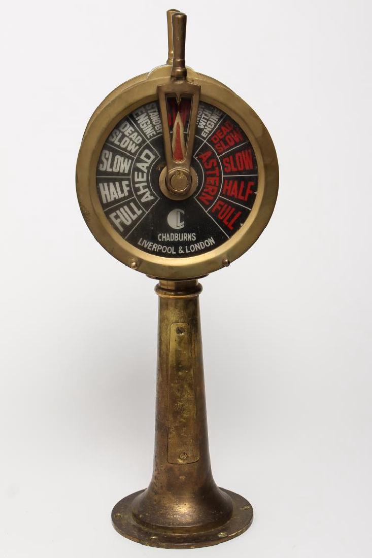 Chadburn Nautical Engine Order Telegraph, Vintage (1 of 4)
