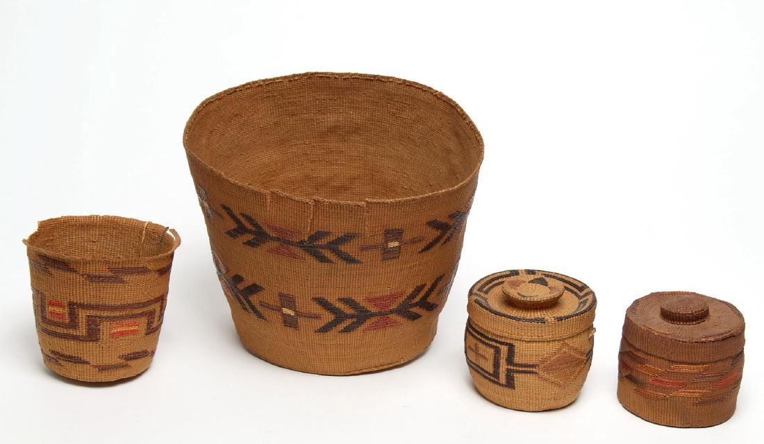 4 Native American Tlingit Woven Pieces (1 of 2)