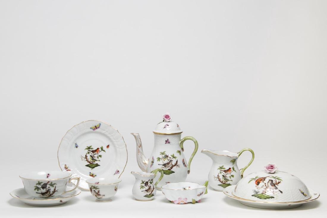 Herend Rothschild Bird Hungarian Porcelain Dishes (1 of 5)