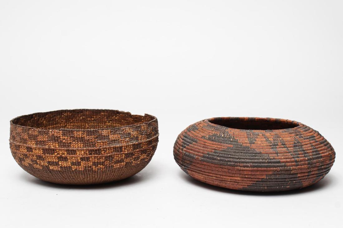 Antique Native American Woven Containers, 2 (1 of 10)