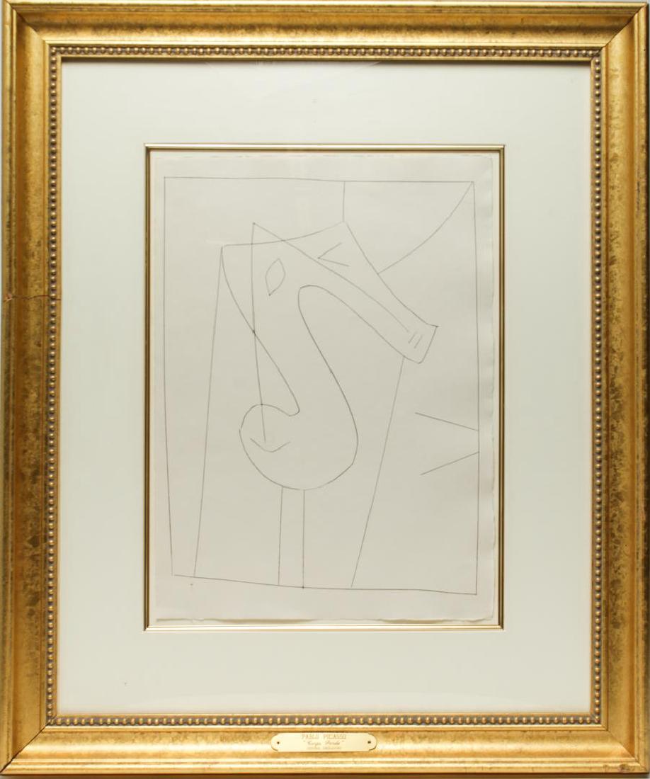 Pablo Picasso (French, 1881-1973)- Engraving (1 of 2)