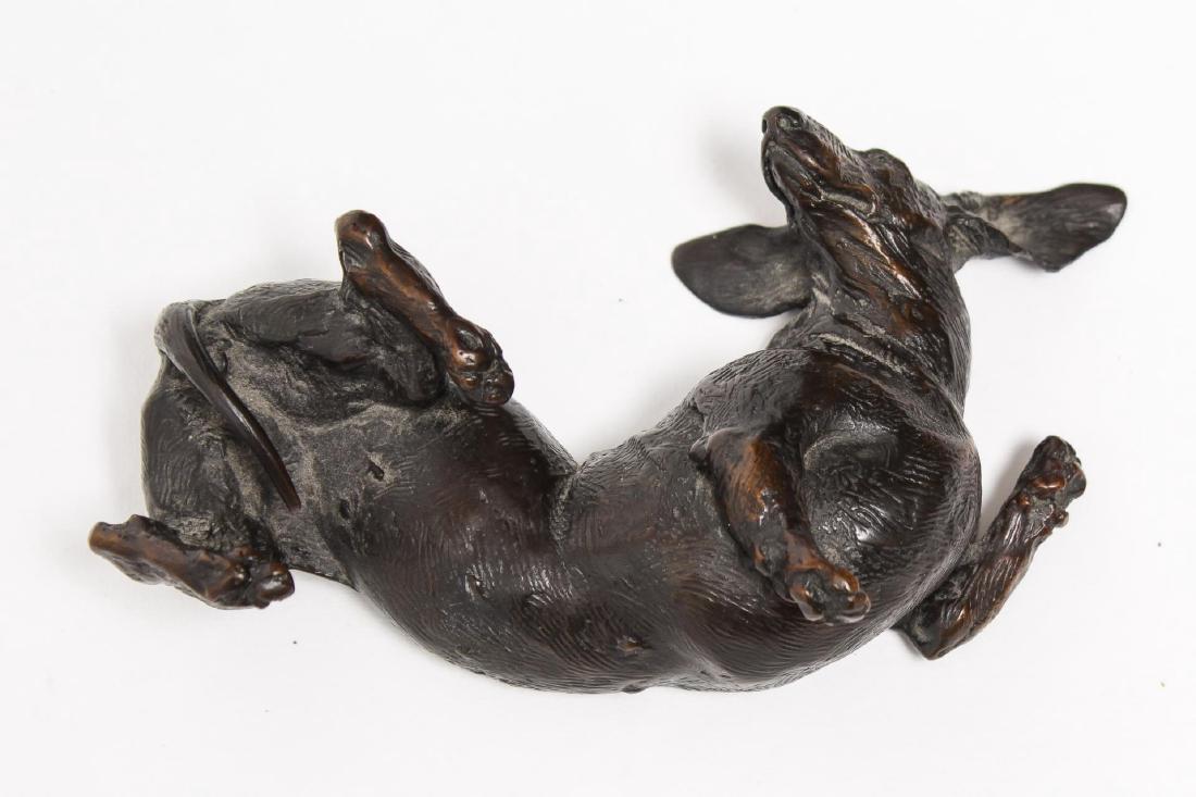 Joy Beckner (American, 20/21 C.)- Bronze Dachshund (1 of 4)