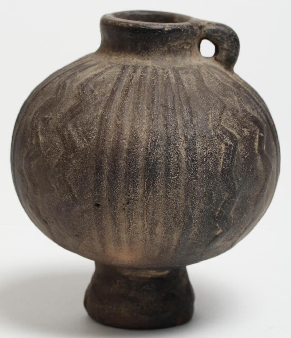 Archaic Small Black Pottery Jug (1 of 7)