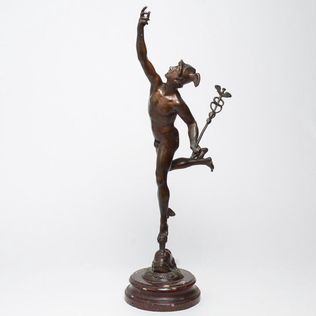After Giambologna- Bronze Winged Mercury (1 of 6)