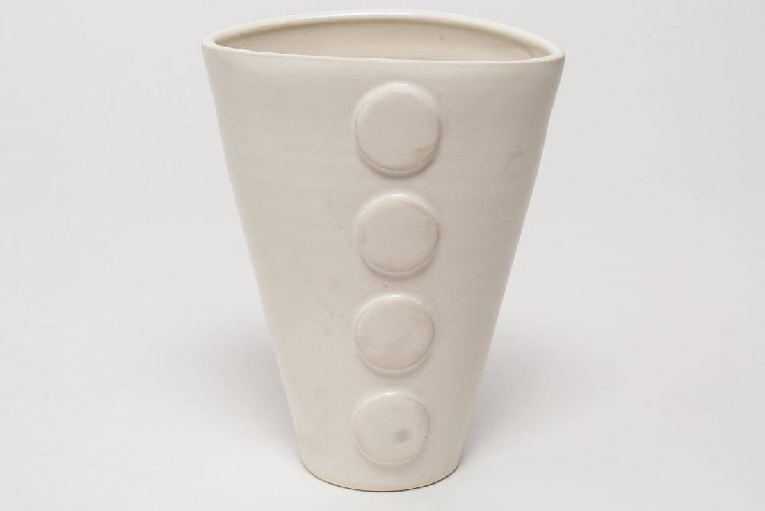 Jonathan Adler "Couture" VaseEarly White Abstract