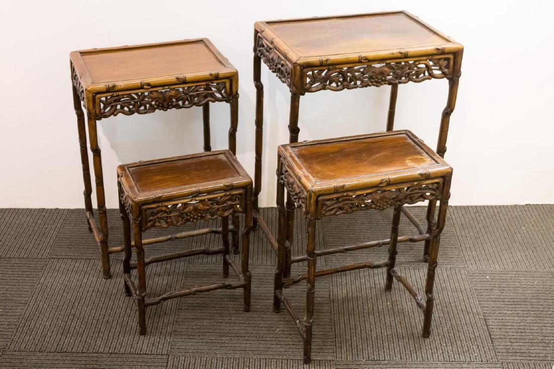 Chinese Hardwood Nesting Tables (1 of 4)