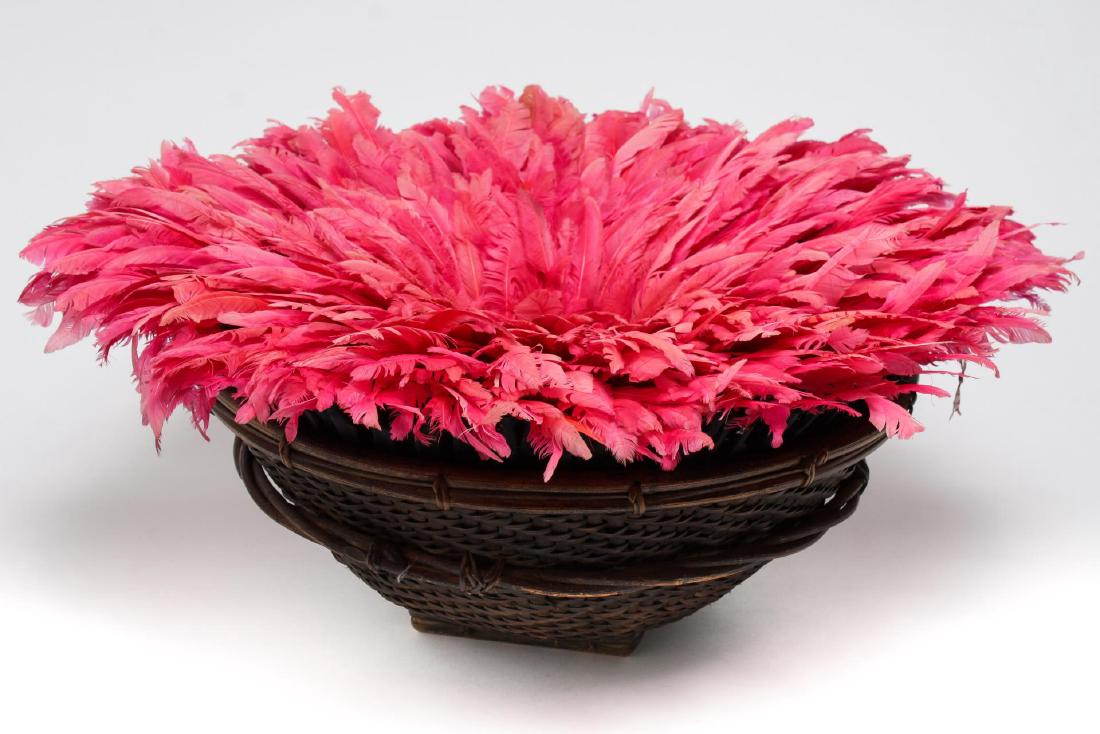 African Feather "Juju" Headdress, Bamileke Tribe (1 of 3)