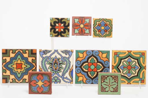 California Art Pottery Rtk Studios Tiles 9