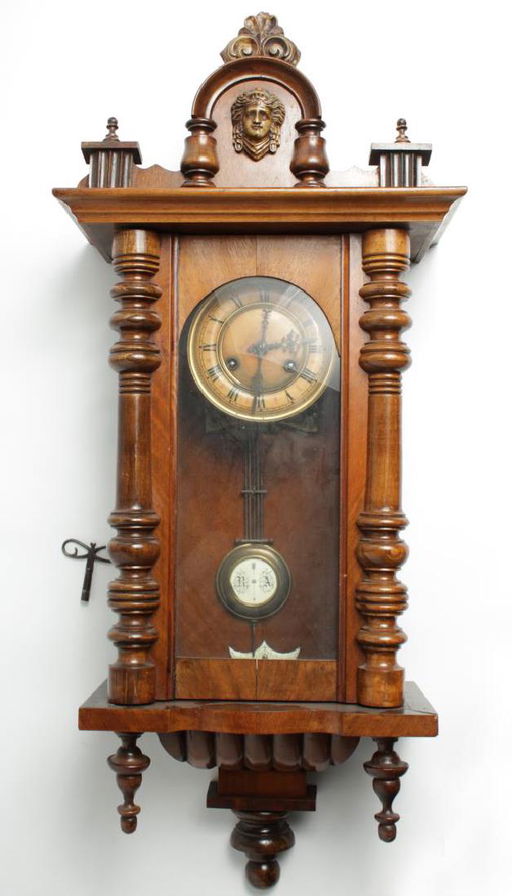 Schlenker Kienzle German Wall Clock Ca 1900 Oct 22 2017 Auctions At Showplace In Ny