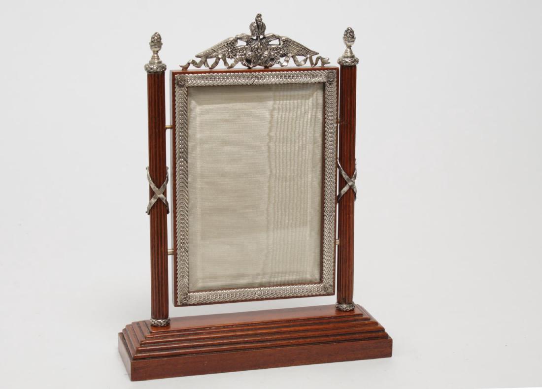 Maitland-Smith Wood & Silver Picture Frame (1 of 2)