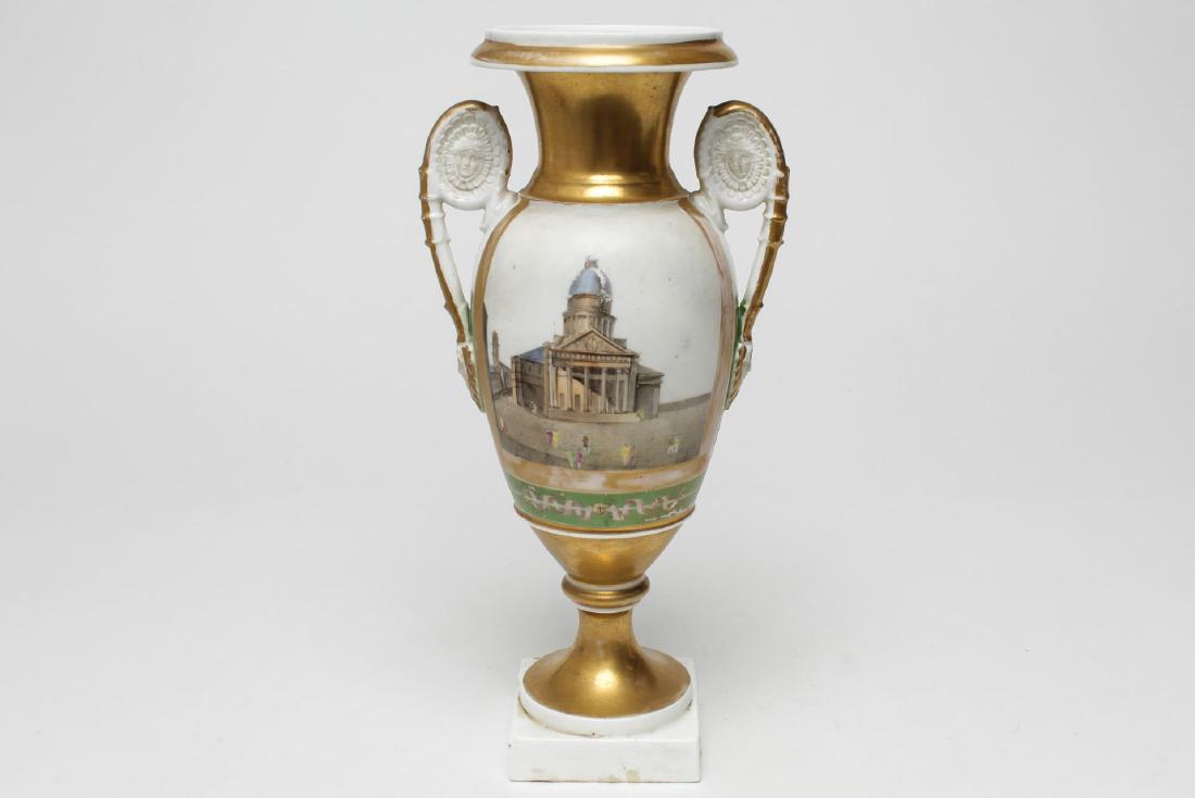 Old Paris Porcelain Urn with Cameo Handles (1 of 5)
