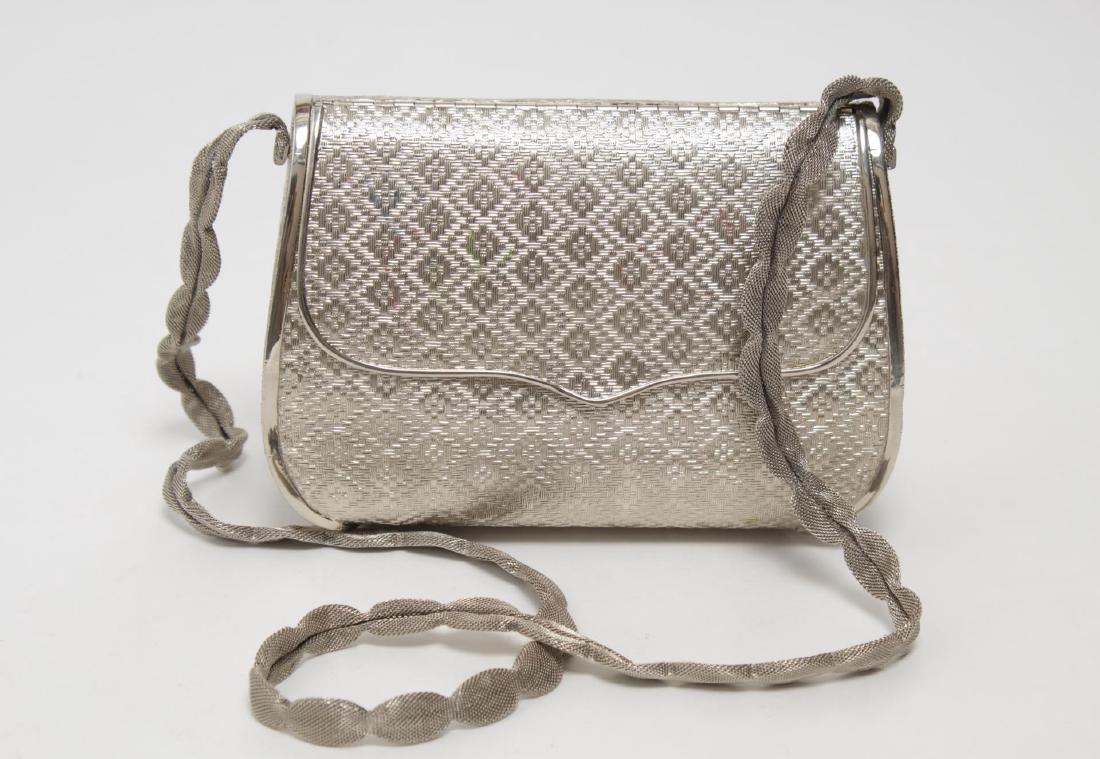 Harry Rosenfeld Silver-Tone Metal Evening Bag (1 of 6)