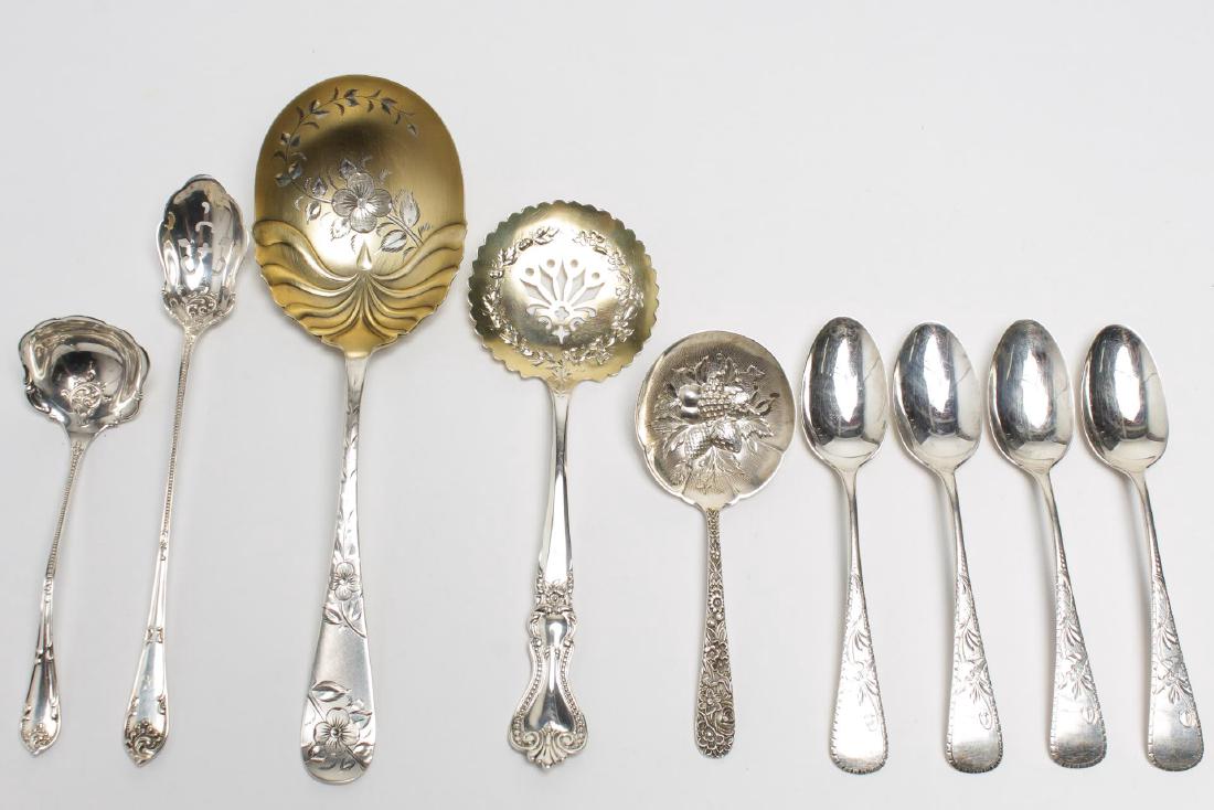 Sterling Silver Art Nouveau Spoons, incl. Gorham (1 of 4)