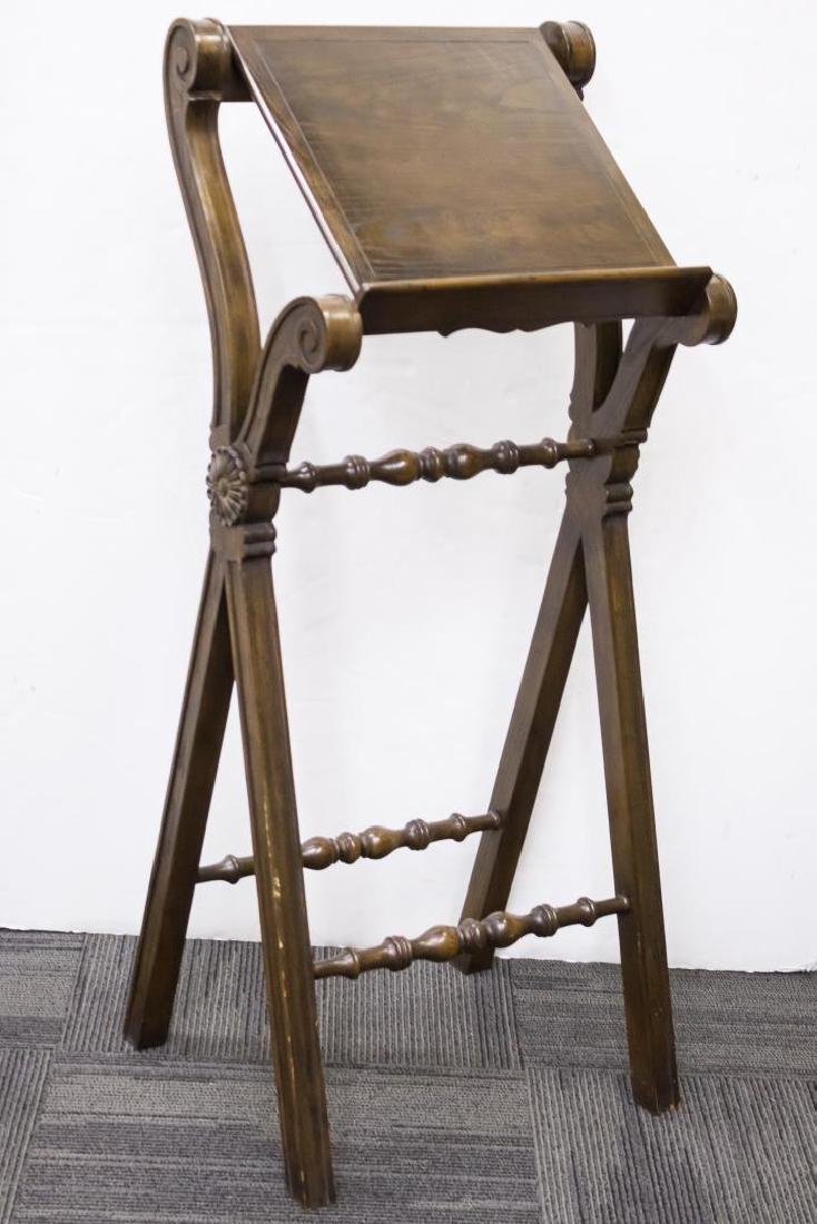 Ecclesiastical Carved Walnut Church Lectern (1 of 5)