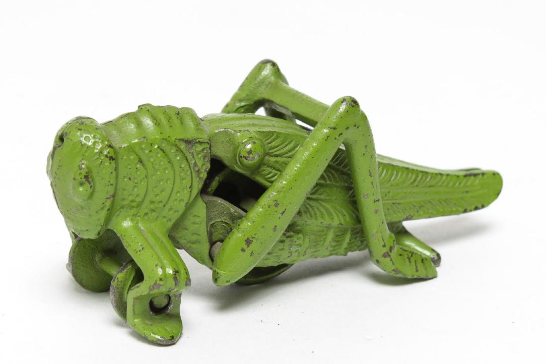 Hubley Cast Iron Grasshopper Pull Toy, 1920s (1 of 3)