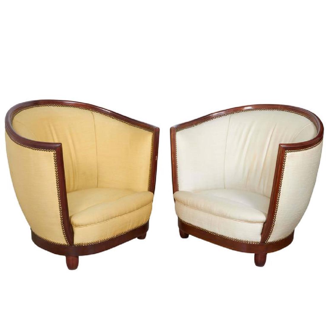 French Art Deco Tub Chairs Pair Nov 05 2017 Auctions At