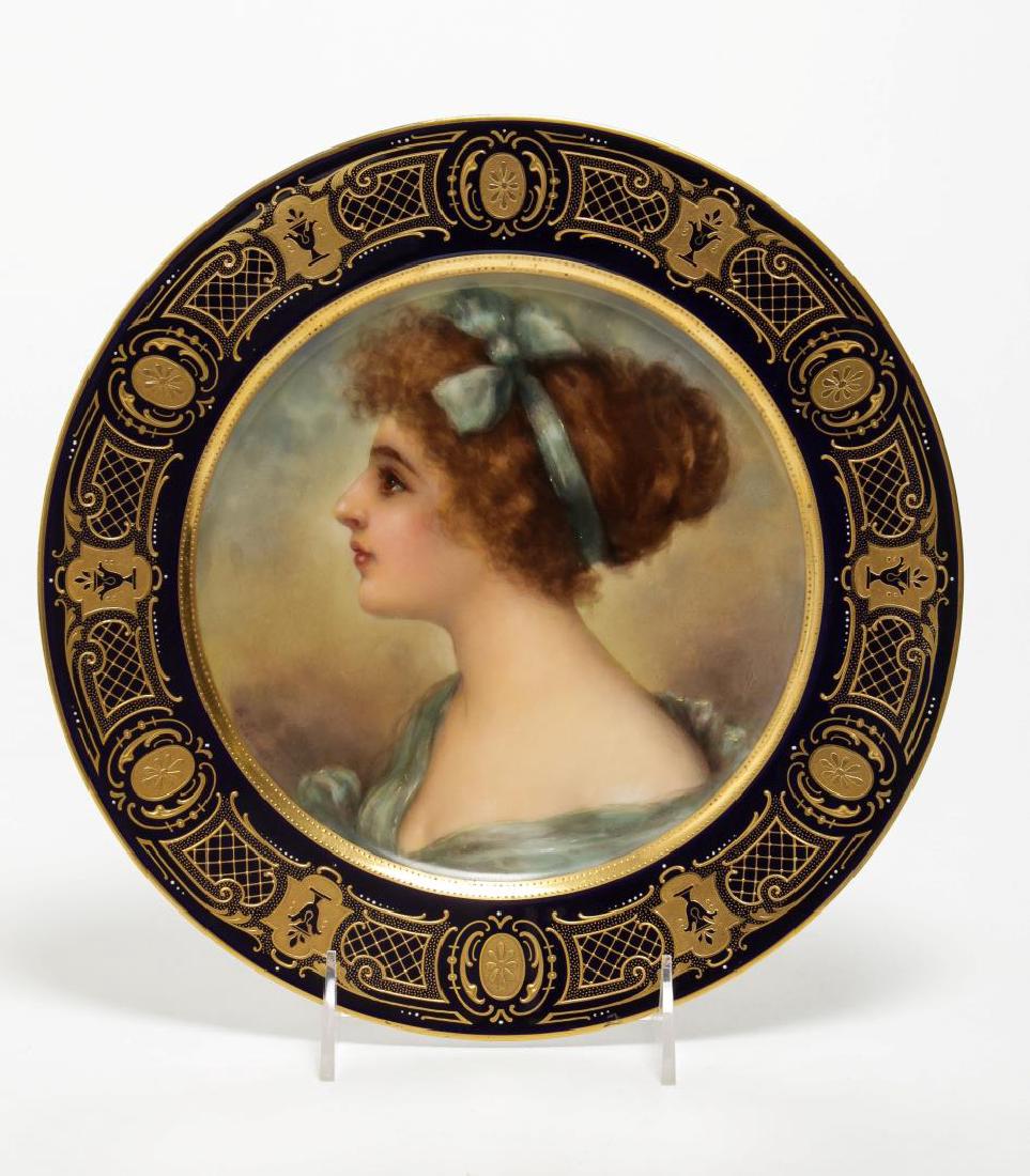 Royal Vienna Porcelain Cabinet Plate, Antique (1 of 7)