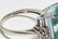 Aquamarine & Diamond Cocktail Ring, 14K White Gold - 4