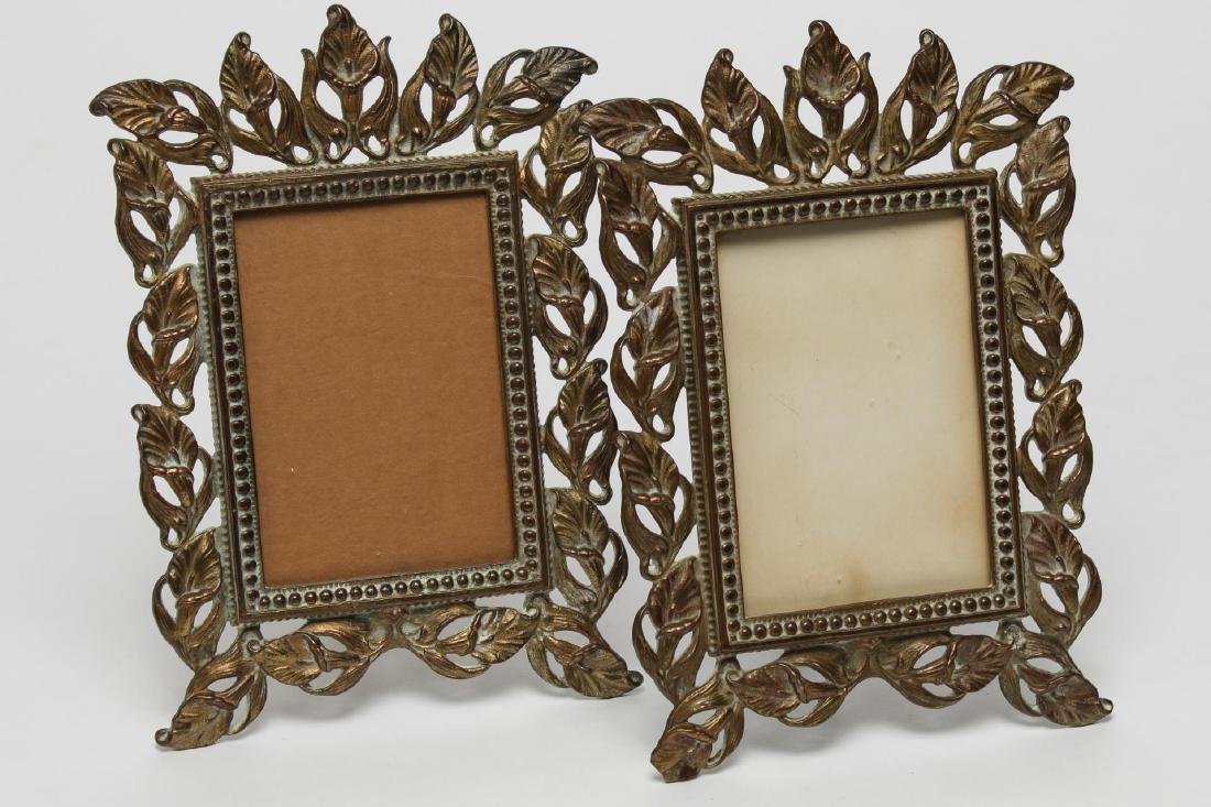 Art Nouveau Metal Picture Frames, 2 Antique (1 of 2)