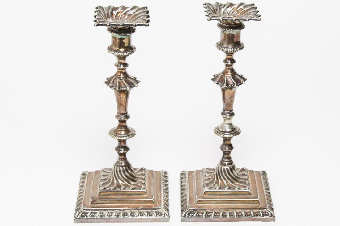 Hawksworth Eyre Antique Sheffield Candlesticks (1 of 4)