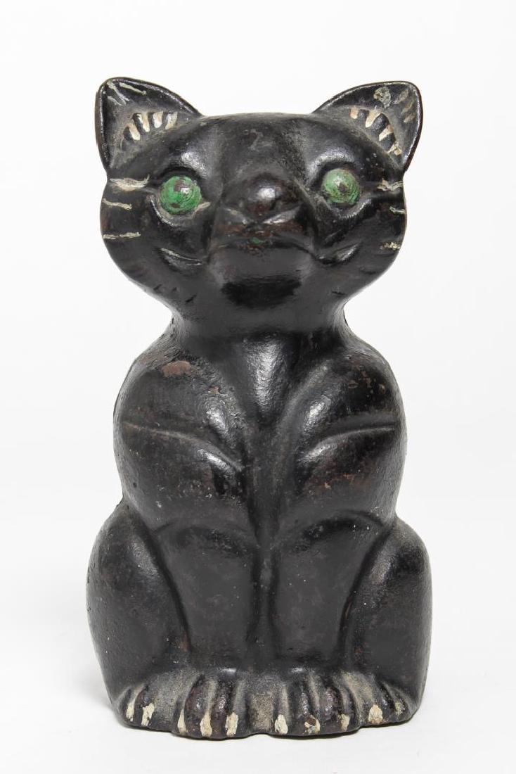 Cast Iron Cat Doorstop Judd Co Vintage Painted Dec 17 2017