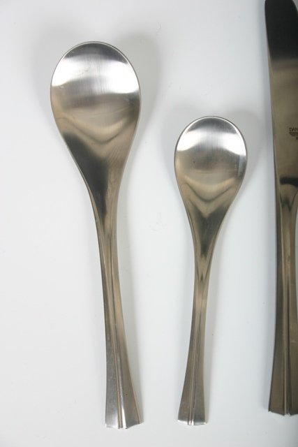 Service for 12 Early Dansk Stainless Steel Flatware - 2
