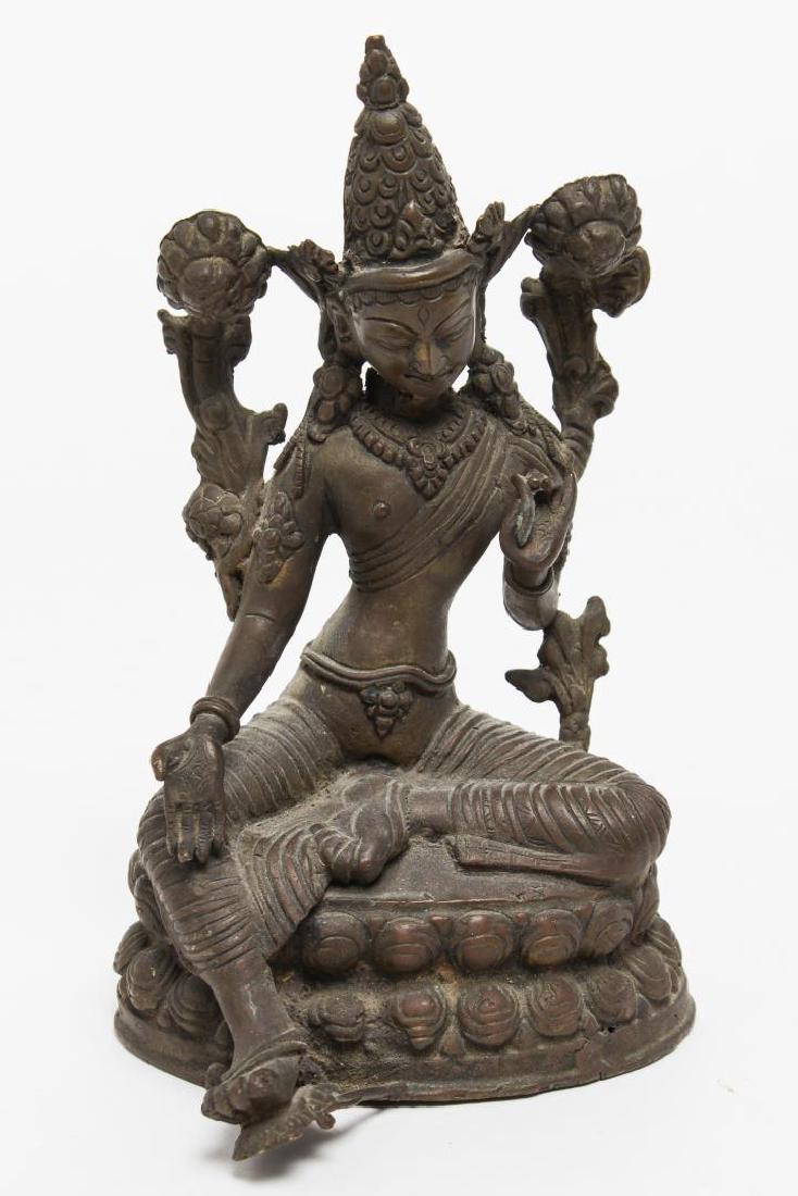 Nepalese Bronze Sculpture of a Deity (1 of 5)
