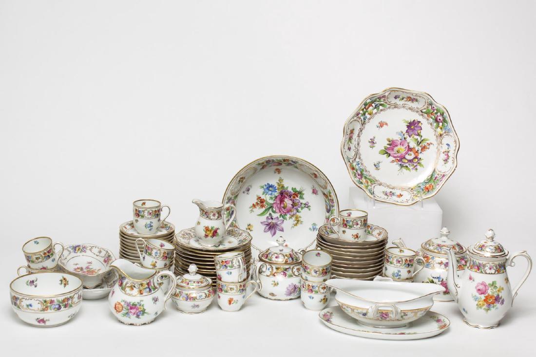 German Porcelain Demitasse Service, Assembled (1 of 13)