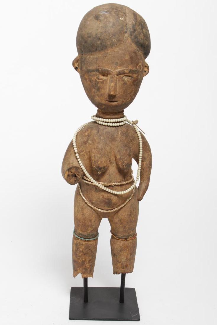 African Ashanti Ghana Carved Wood Fertility Doll (1 of 5)