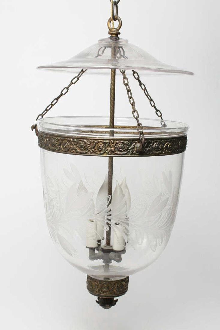 Bell Jar Lantern, Glass & Ormolu-Mounted, 4-Light (1 of 3)