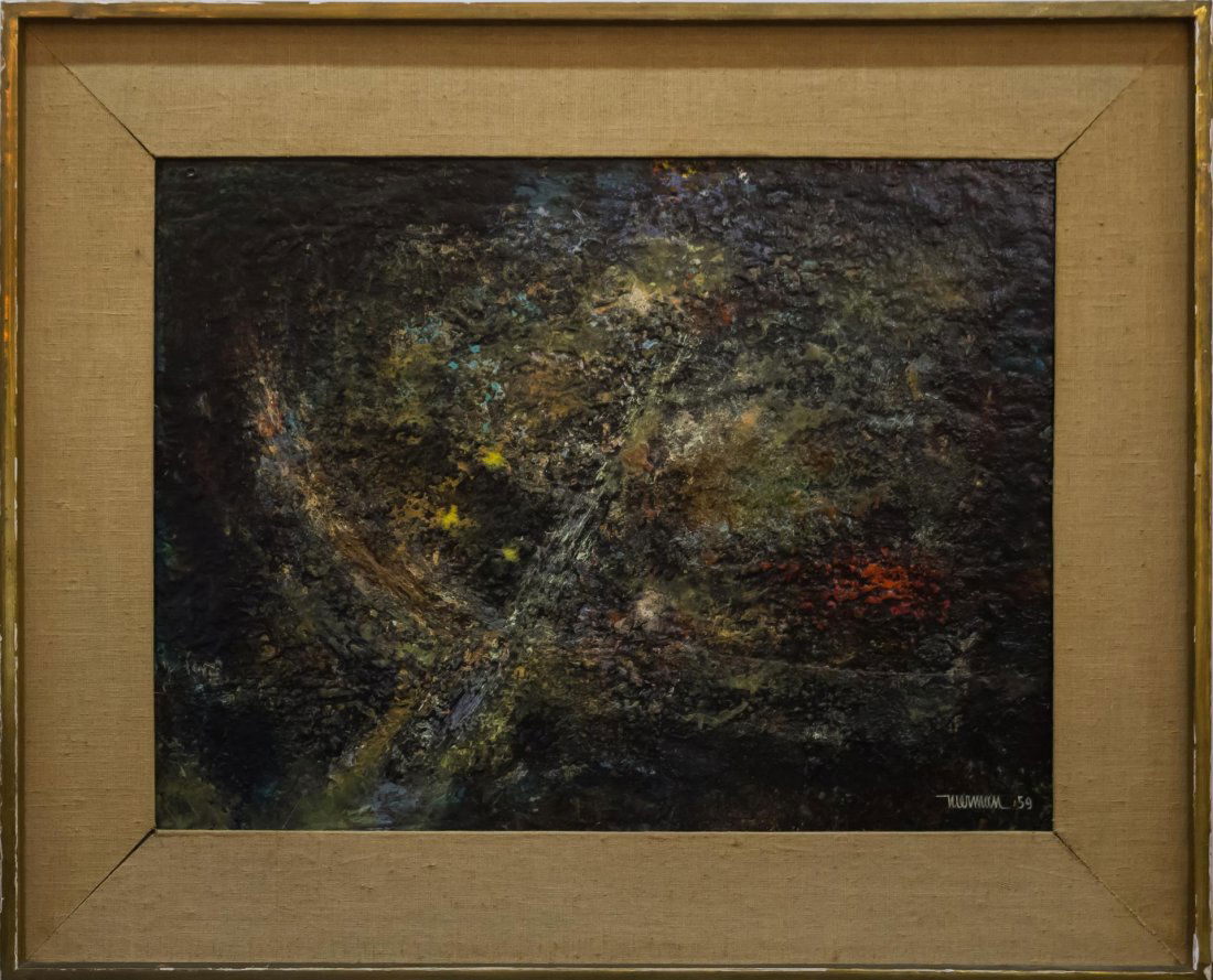 Leonardo Nierman (Mexican, b. 1932)- Oil on Board (1 of 5)