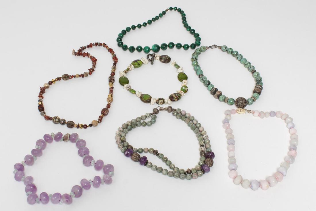 Semiprecious Stone & Other Woman's Necklaces, 7 (1 of 8)