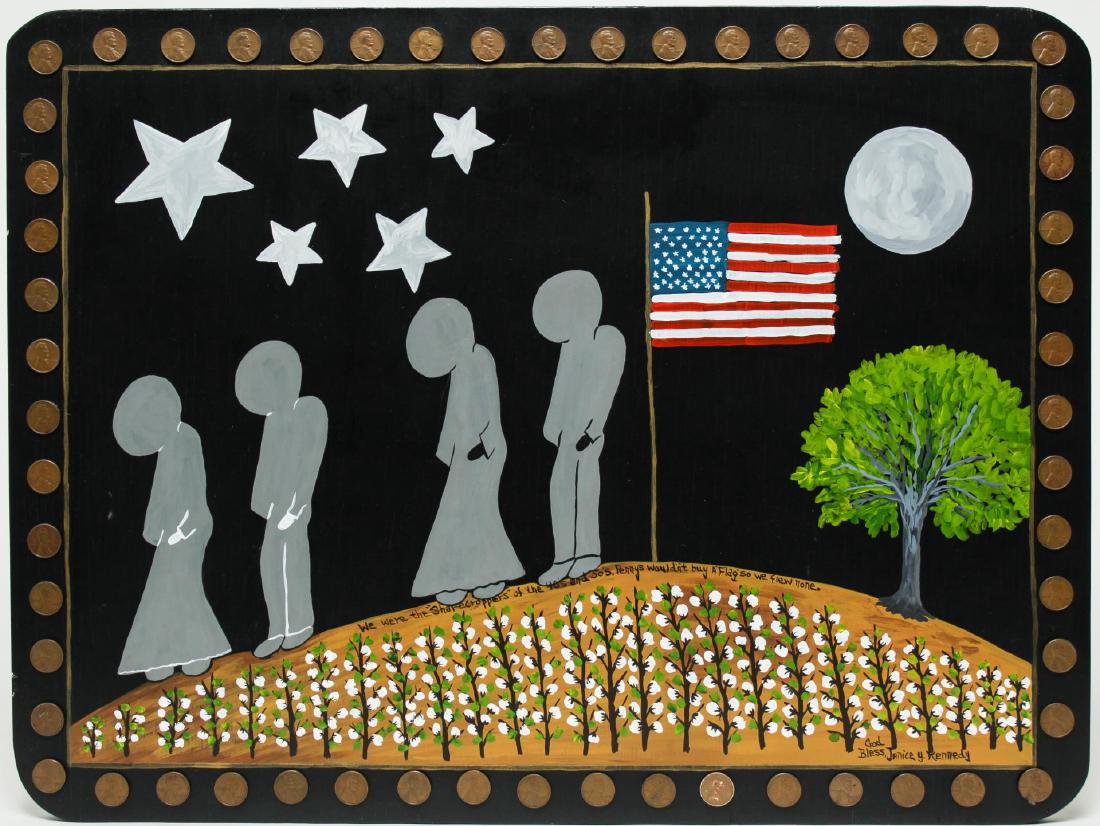 Signed Janice Y. Kennedy- American South Folk Art (1 of 5)