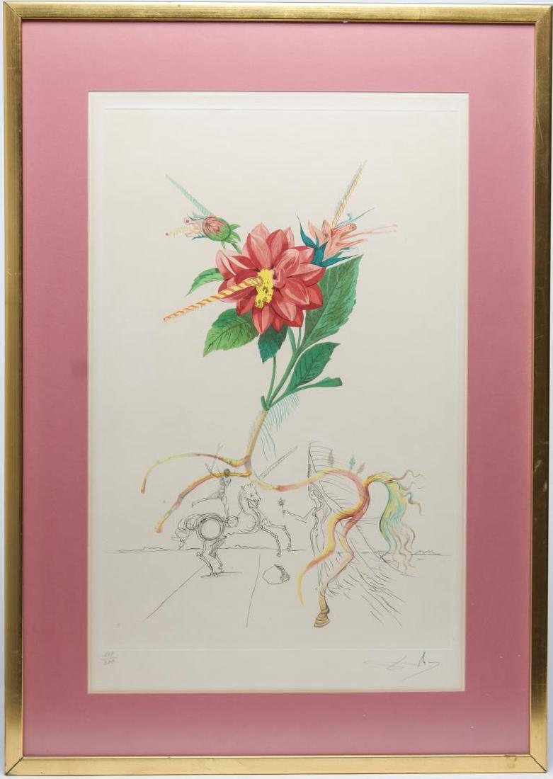 Salvador Dali (Spanish, 1904-1989)- Etching (1 of 4)