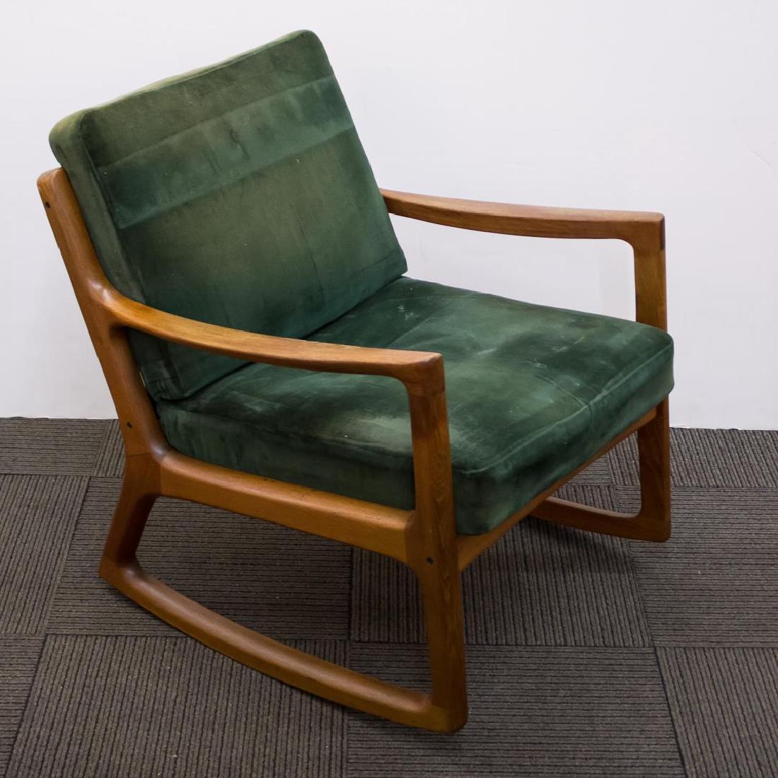 Ole Wanscher Danish Modern Teakwood Rocking Chair (1 of 5)