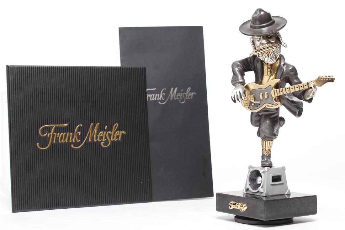 Frank Meisler- Judaica Sculpture of Guitar Player (1 of 8)