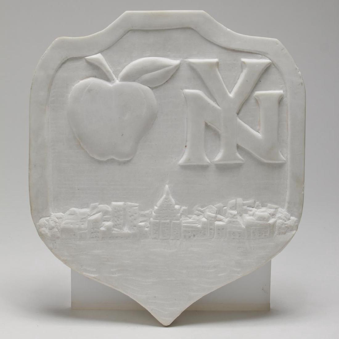 Ennio Sottili (Italian, XX-XXI)- NY Yankees Plaque (1 of 2)