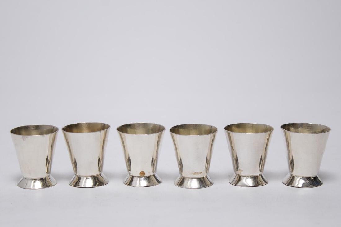 Sterling Silver Dram Cups, Set of 6 (1 of 3)
