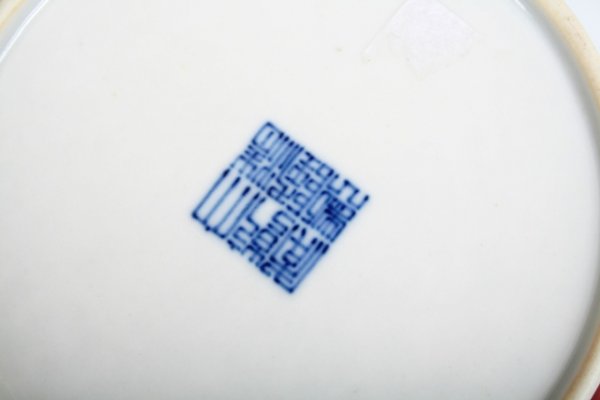A Chinese Porcelain Dou Cai Box with Qianlong Mark - 5