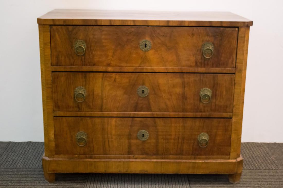 Biedermeier Burlwood Chest of Drawers, Period (1 of 8)